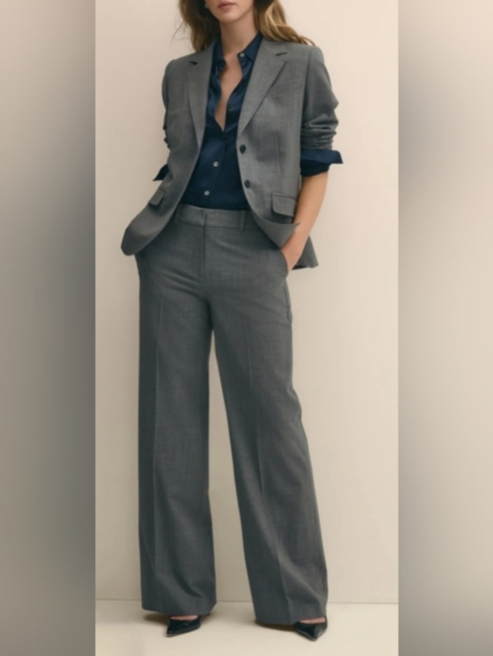 The Limited Women's Gray Cassidy Fit Trousers ~ Size 10